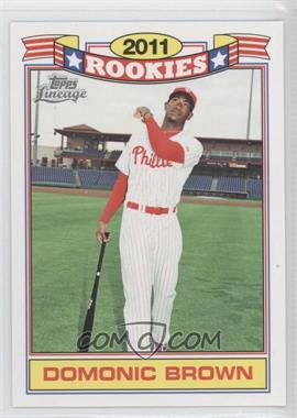 2011 Topps Lineage - Rookies #17 - Domonic Brown