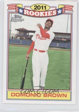 2011 Topps Lineage - Rookies #17 - Domonic Brown