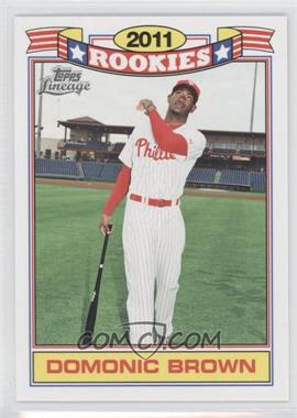 2011 Topps Lineage - Rookies #17 - Domonic Brown