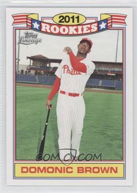 2011 Topps Lineage - Rookies #17 - Domonic Brown