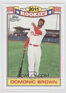 2011 Topps Lineage - Rookies #17 - Domonic Brown