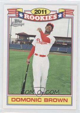 2011 Topps Lineage - Rookies #17 - Domonic Brown