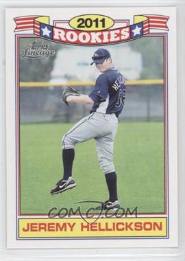 2011 Topps Lineage - Rookies #5 - Jeremy Hellickson