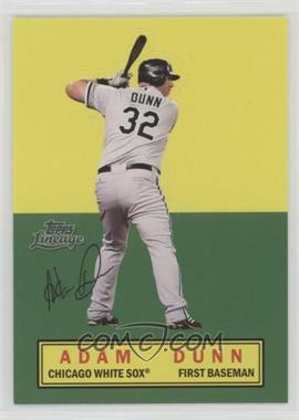 2011 Topps Lineage - Stand Ups #_ADDU - Adam Dunn