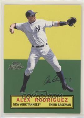 2011 Topps Lineage - Stand Ups #_ALRO - Alex Rodriguez