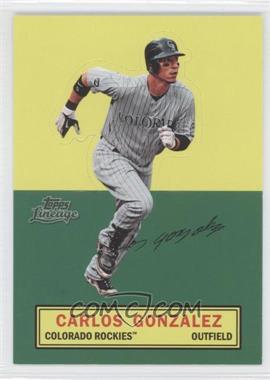 2011 Topps Lineage - Stand Ups #_CAGO - Carlos Gonzalez
