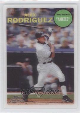 2011 Topps Lineage - Topps 3D #_ALRO - Alex Rodriguez