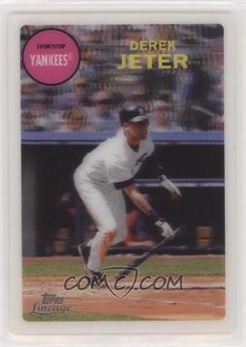 2011 Topps Lineage - Topps 3D #_DEJE - Derek Jeter