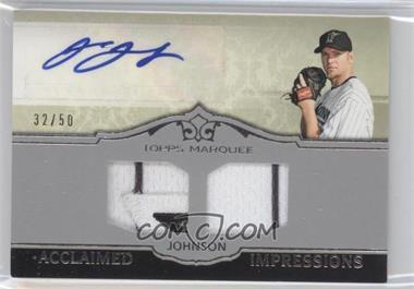 2011 Topps Marquee - Acclaimed Impressions Dual #AID-19 - Josh Johnson /50