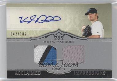 2011 Topps Marquee - Acclaimed Impressions Dual #AID-33 - Kyle Drabek /187