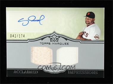 2011 Topps Marquee - Acclaimed Impressions Dual #AID-38 - Pablo Sandoval /174
