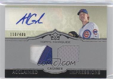 2011 Topps Marquee - Acclaimed Impressions Dual #AID-40 - Andrew Cashner /400
