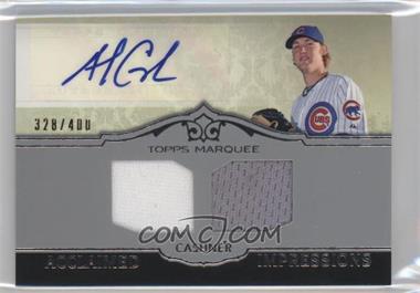 2011 Topps Marquee - Acclaimed Impressions Dual #AID-40 - Andrew Cashner /400