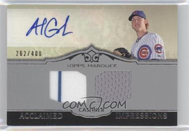 2011 Topps Marquee - Acclaimed Impressions Dual #AID-40 - Andrew Cashner /400