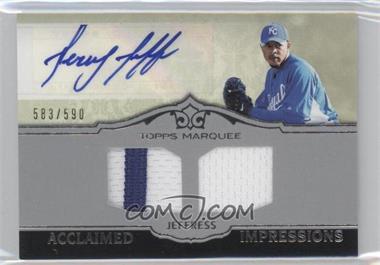 2011 Topps Marquee - Acclaimed Impressions Dual #AID-42 - Jeremy Jeffress /590