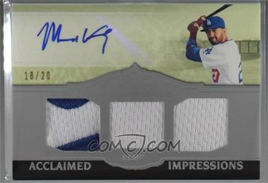 2011 Topps Marquee - Acclaimed Impressions Triple #AIT-24 - Matt Kemp /20 [Noted]