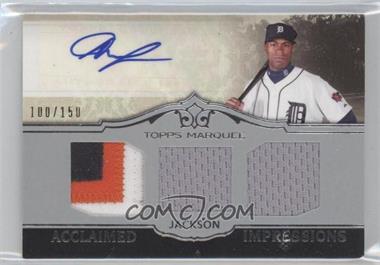 2011 Topps Marquee - Acclaimed Impressions Triple #AIT-28 - Austin Jackson /150