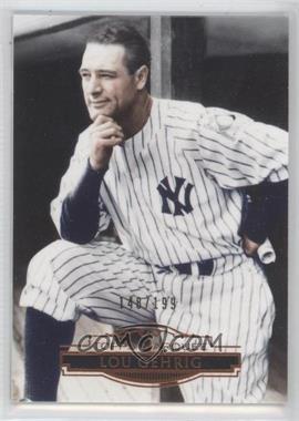 2011 Topps Marquee - [Base] - Copper #19 - Lou Gehrig /199