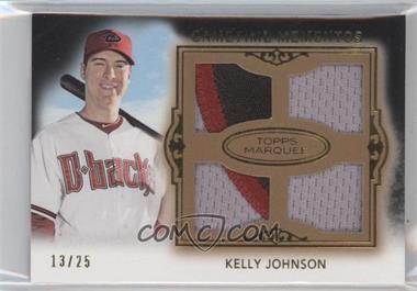 2011 Topps Marquee - Gametime Mementos Quad Relics - Gold #GMQR-35 - Kelly Johnson /25