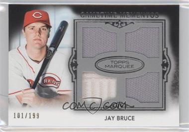2011 Topps Marquee - Gametime Mementos Quad Relics #GMQR-23 - Jay Bruce /199