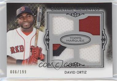 2011 Topps Marquee - Gametime Mementos Quad Relics #GMQR-3 - David Ortiz /199