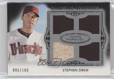 2011 Topps Marquee - Gametime Mementos Quad Relics #GMQR-30 - Stephen Drew /199 [Noted]