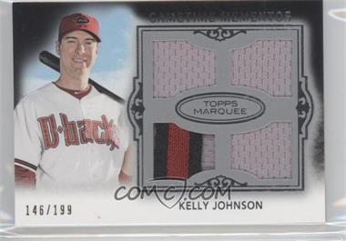 2011 Topps Marquee - Gametime Mementos Quad Relics #GMQR-35 - Kelly Johnson /199