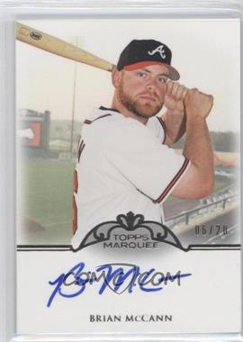 2011 Topps Marquee - Monumental Markings #MM-BM - Brian McCann /20