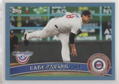 2011 Topps Opening Day - [Base] - Blue #88 - Carl Pavano /2011