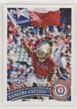 2011 Topps Opening Day - Mascots #M-23 - Rangers Captain