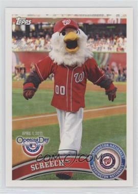 2011 Topps Opening Day - Mascots #M-25 - Screech