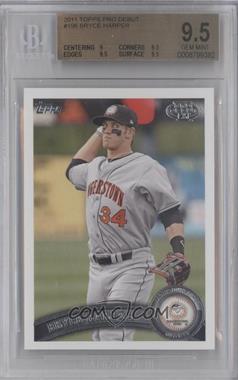 2011 Topps Pro Debut - [Base] #196 - Bryce Harper [BGS 9.5 GEM MINT]