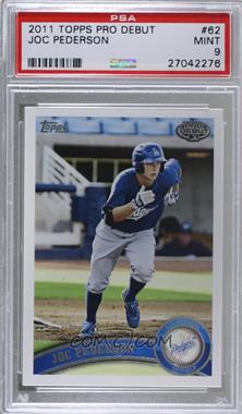 2011 Topps Pro Debut - [Base] #62 - Joc Pederson [PSA 9 MINT]