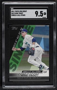 2011 Topps Pro Debut - Single-A All-Stars #SA13 - Mike Trout [SGC 9.5 Mint+]