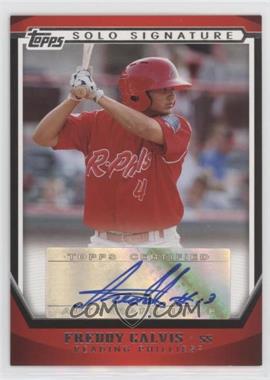 2011 Topps Pro Debut - Solo Signature Autographs #SSA-FG - Freddy Galvis