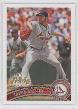 2011 Topps St. Louis Cardinals World Series Champions - Hanger Pack [Base] #WS13 - Jaime Garcia