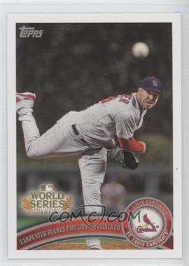 2011 Topps St. Louis Cardinals World Series Champions - Hanger Pack [Base] #WS22 - Chris Carpenter