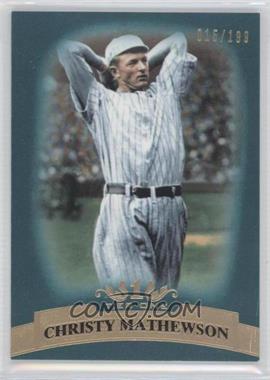 2011 Topps Tier One - [Base] - Blue Tier Four #90 - Christy Mathewson /199