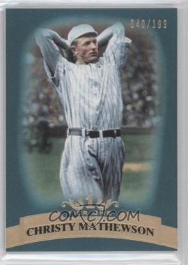 2011 Topps Tier One - [Base] - Blue Tier Four #90 - Christy Mathewson /199