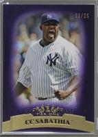 C.C. Sabathia (CC on Card) [Noted] #/25