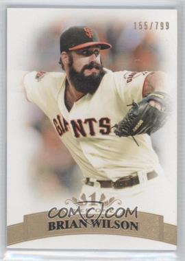 2011 Topps Tier One - [Base] #76 - Brian Wilson /799