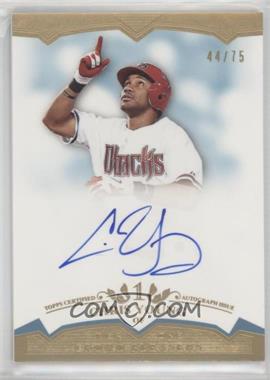 2011 Topps Tier One - Crowd Pleaser Autographs #CP- CY - Chris Young /75