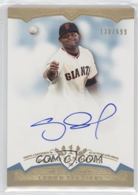 2011 Topps Tier One - Crowd Pleaser Autographs #CP- PS - Pablo Sandoval /699