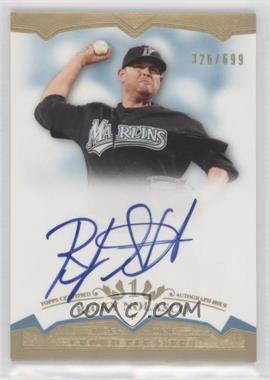 2011 Topps Tier One - Crowd Pleaser Autographs #CP- RN - Ricky Nolasco /699