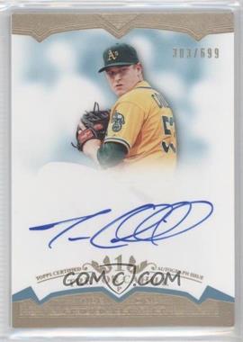 2011 Topps Tier One - Crowd Pleaser Autographs #CP- TC - Trevor Cahill /699