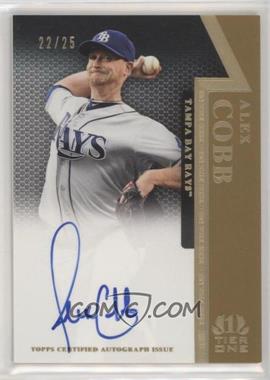 2011 Topps Tier One - On the Rise Autograph - Gold #OR-AC - Alex Cobb /25