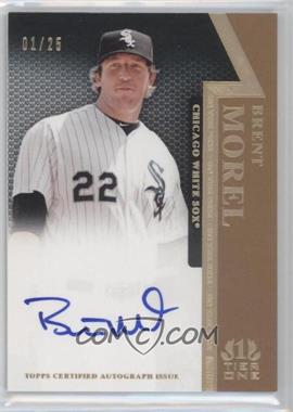 2011 Topps Tier One - On the Rise Autograph - Gold #OR-BM - Brent Morel /25