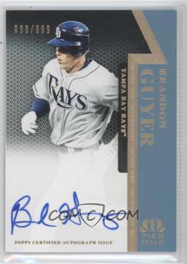 2011 Topps Tier One - On the Rise Autograph #OR-BG - Brandon Guyer /999