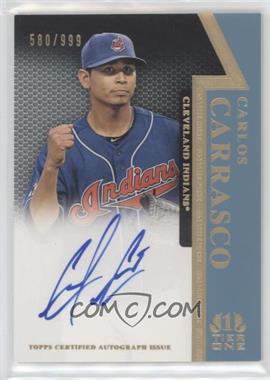 2011 Topps Tier One - On the Rise Autograph #OR-CC - Carlos Carrasco /999 [EX to NM]