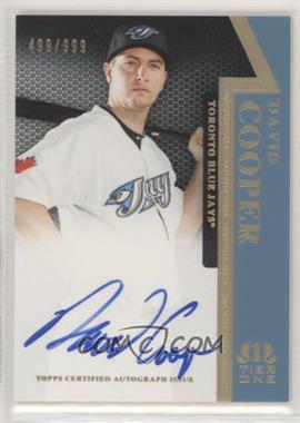 2011 Topps Tier One - On the Rise Autograph #OR-DC - David Cooper /999